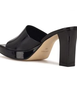Nine West Behot Heeled Slide Sandals Y2K Revival