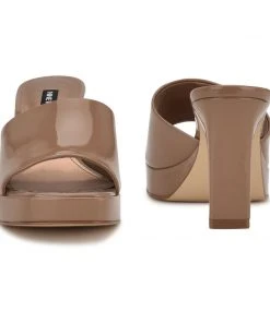 Nine West Y2K Revival Behot Heeled Slide Sandals
