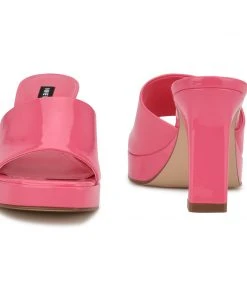 Nine West Behot Heeled Slide Sandals