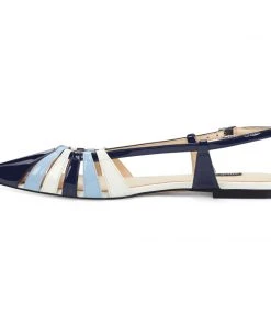 Nine West Betsy Pointed Toe Flats Color Pop