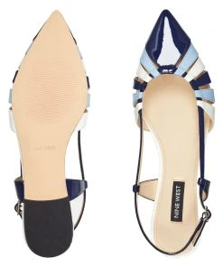 Nine West Betsy Pointed Toe Flats Color Pop