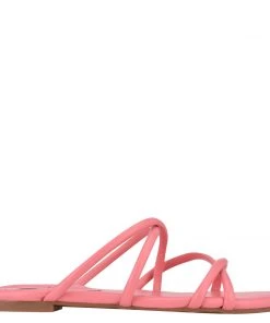 Nine West Beva Flat Slide Sandals Fun Flats