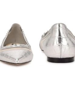 Nine West Metallic Mindset Bizzie Pointy Toe Flats