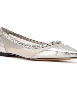 Nine West Metallic Mindset Bizzie Pointy Toe Flats