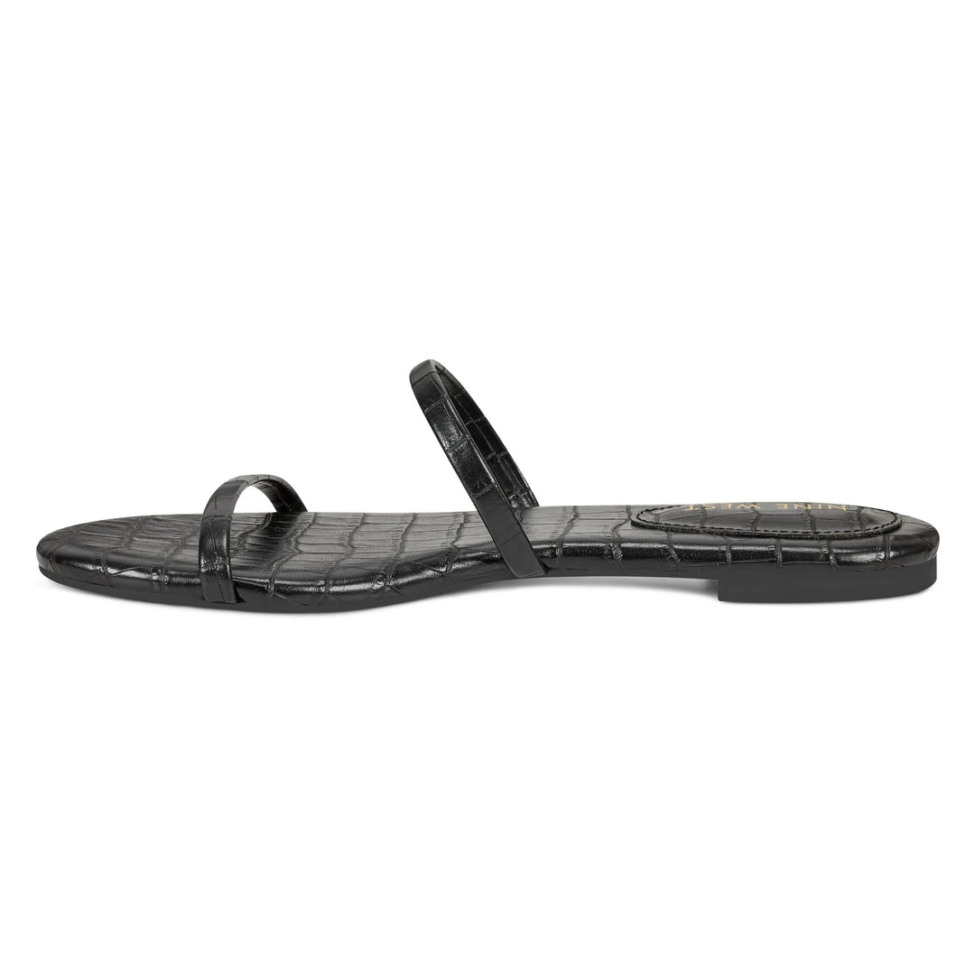 Nine West Blaise Flat Sandals 6 Nine West Blaise Flat Sandals