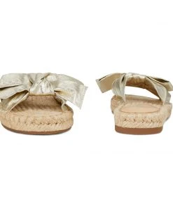 Nine West Weave Got You Blanche Espadrille Slide Sandals
