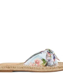 Nine West Blanche Espadrille Slide Sandals