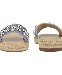 Nine West Weave Got You Blast Espadrille Slide Sandals