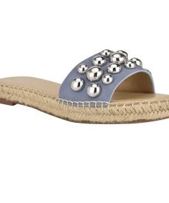 Nine West Weave Got You Blast Espadrille Slide Sandals