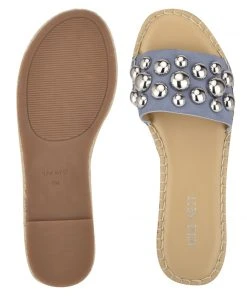 Nine West Weave Got You Blast Espadrille Slide Sandals