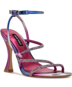 Nine West Blitz Ankle Strap Sandals Heel Appeal