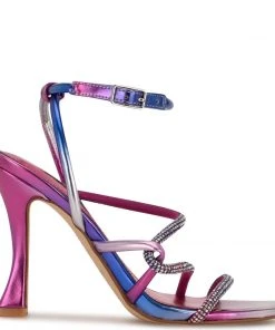 Nine West Blitz Ankle Strap Sandals Heel Appeal
