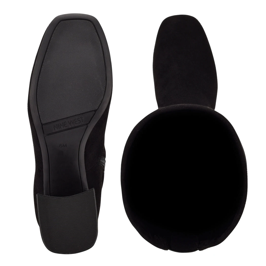 Nine West Blocky Over The Knee Heeled Boots 7 Nine West Blocky Over The Knee Heeled Boots