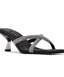Nine West Heel Appeal Blonde Heeled Slide Sandals