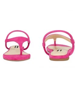 Nine West Color Pop Braydin Stretch Flat Sandals