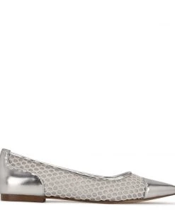 Nine West Metallic Mindset Brex Pointy Toe Flats
