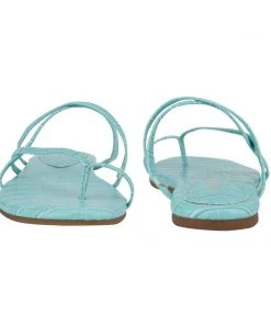 Nine West Color Pop Brice Flat Toe Ring Slide Sandals