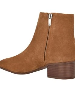 Nine West Cabra Square-Toe Booties Boots & Booties 10 Nine West Cabra Square-Toe Booties Boots & Booties