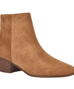 Nine West Cabra Square-Toe Booties Boots & Booties