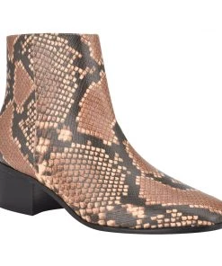 Nine West Cabra Square-Toe Booties
