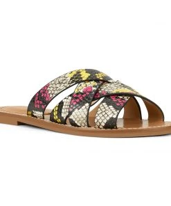 Nine West Cade Flat Slide Sandals Mules & Slides
