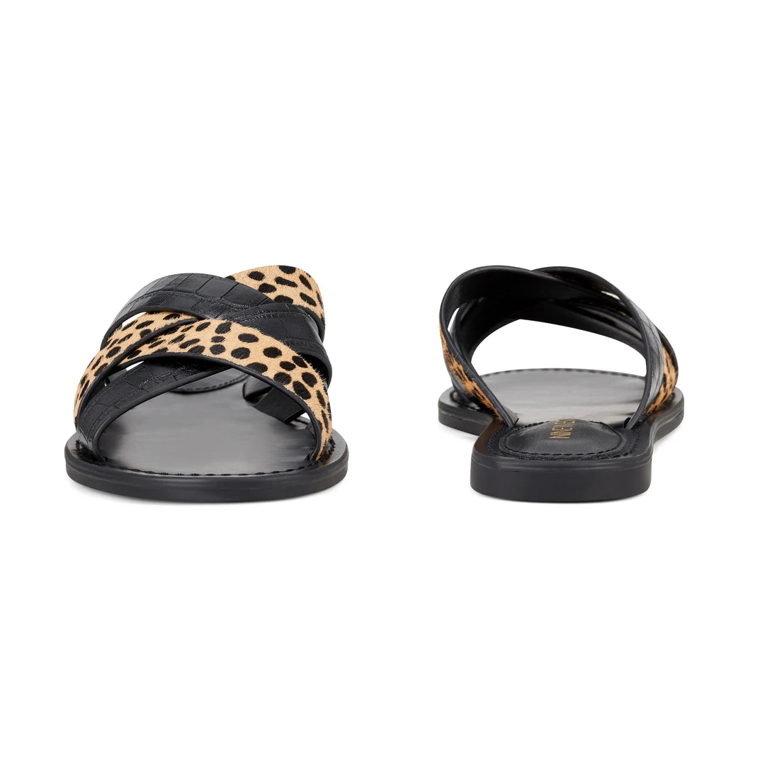 Nine West Cade Flat Slide Sandals 7 Nine West Cade Flat Slide Sandals