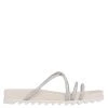 Nine West Calm Slide Sandals Metallic Mindset