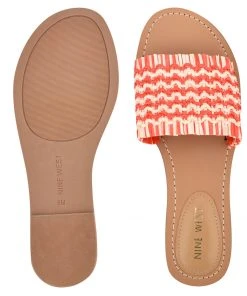 Nine West Weave Got You Cammie Flat Slide Sandals