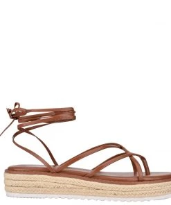 Nine West Candid Ankle Wrap Espadrille Sandals