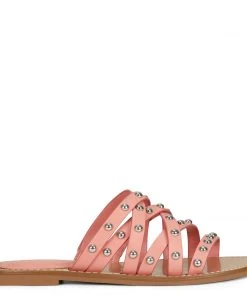 Nine West Candy Flat Slide Sandals Mules & Slides