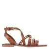 Nine West Cane Flat Studded Sandals