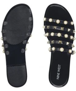 Nine West Flats Cariana Jelly Sandals