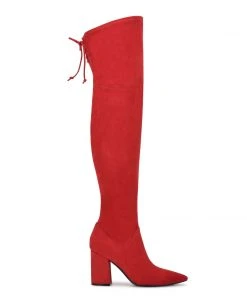 Nine West Ceeya 9x9 Over The Knee Heeled Boots Color Pop
