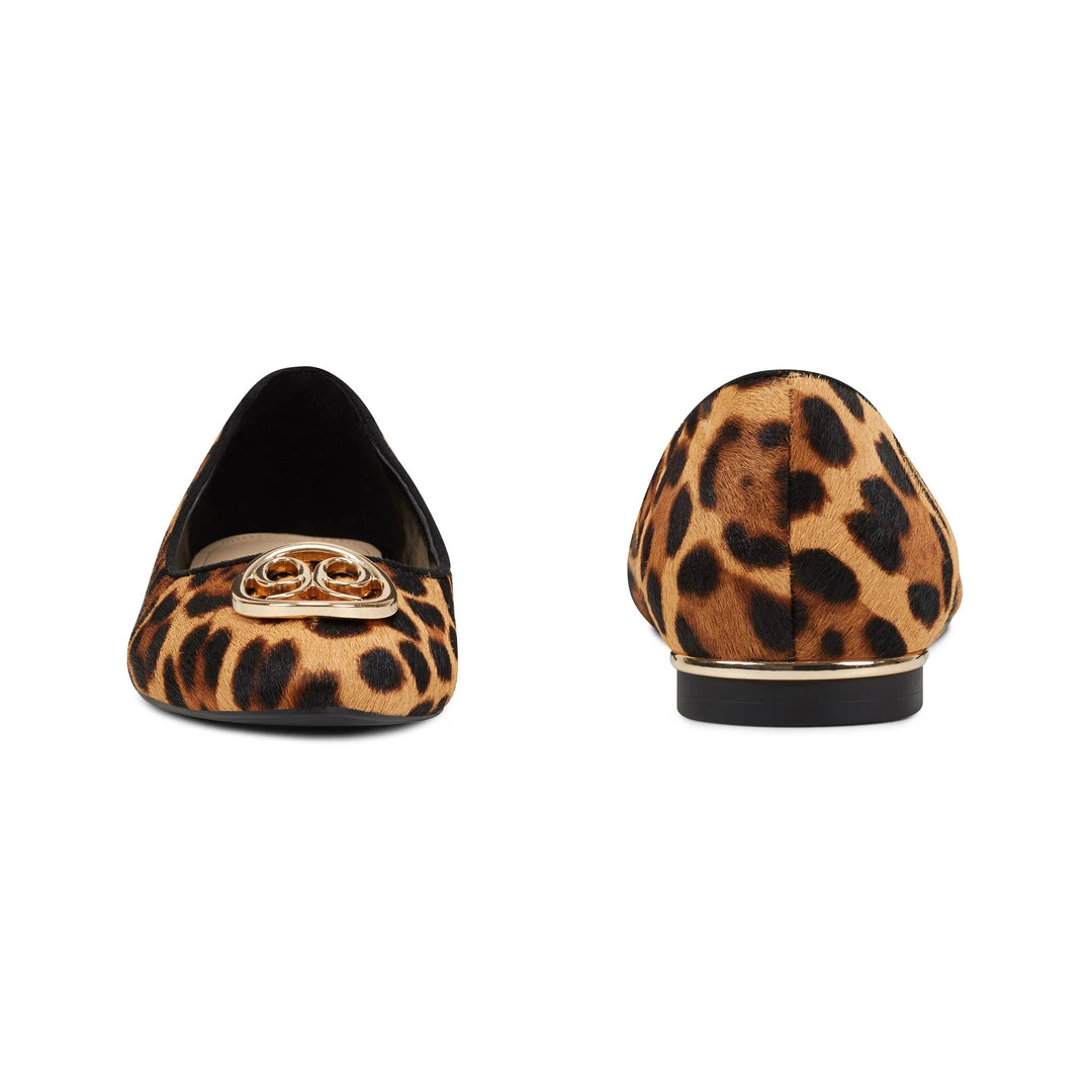 Nine West Celia Logo Almond Toe Flats 7 Nine West Celia Logo Almond Toe Flats