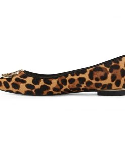 Nine West Celia Logo Almond Toe Flats 11 Nine West Celia Logo Almond Toe Flats