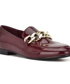 Nine West Chain Slip-On Loafers Flats