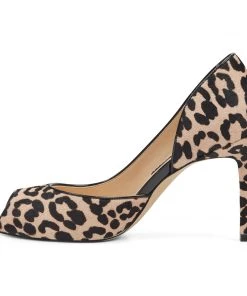 Nine West Heels Chance Peep Toe Pumps