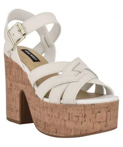 Nine West Weave Got You Cheers Heeled Platform Sandals