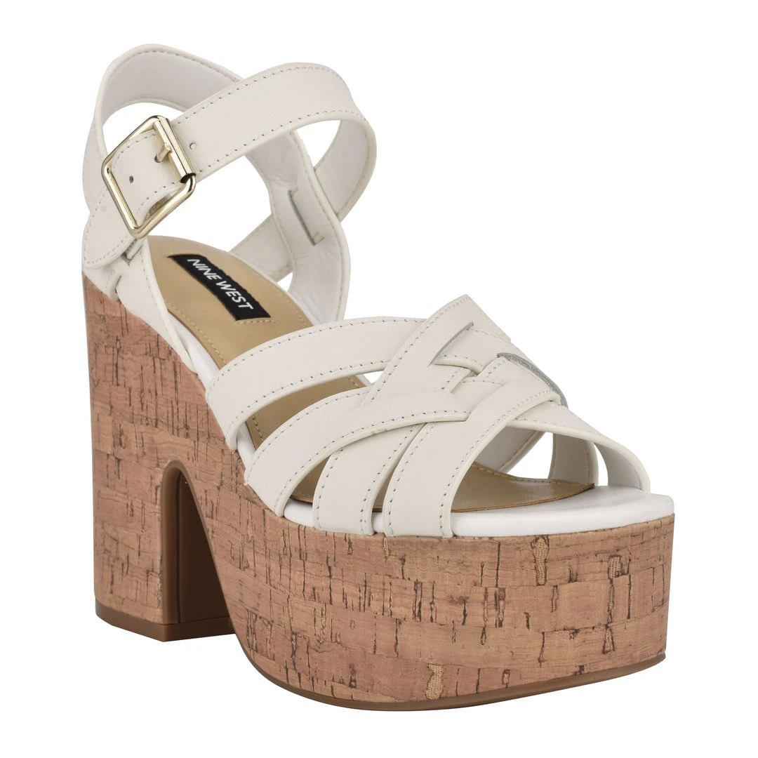 Nine West Weave Got You Cheers Heeled Platform Sandals 4 Nine West Weave Got You Cheers Heeled Platform Sandals