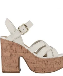 Nine West Weave Got You Cheers Heeled Platform Sandals