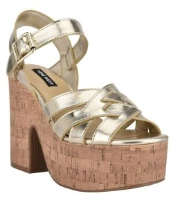Nine West Weave Got You Cheers Heeled Platform Sandals