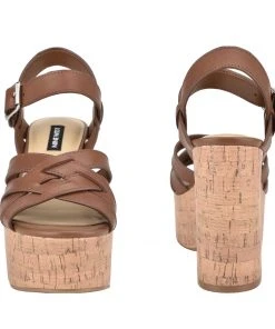 Nine West Cheers Heeled Platform Sandals