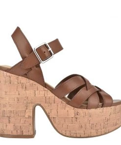 Nine West Cheers Heeled Platform Sandals