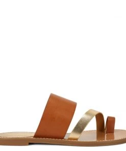 Nine West Ciona Flat Slide Sandals Mules & Slides