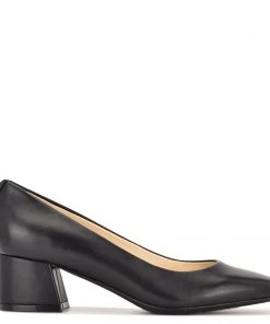 Nine West Shoes Cloe 9x9 Block Heel Pumps