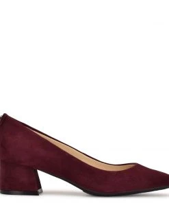 Nine West Cloe 9x9 Block Heel Pumps
