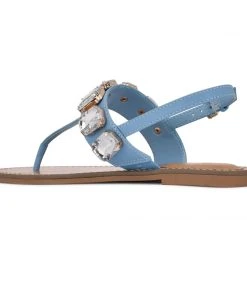 Nine West Color Pop Coral Flat Sandals