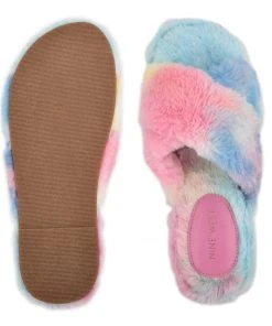 Nine West Cozy Flat Slide Sandals