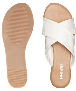 Nine West Crush Criss Cross Sandal Flats