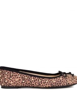 Nine West Curvy Studded Ballet Flats Shoes